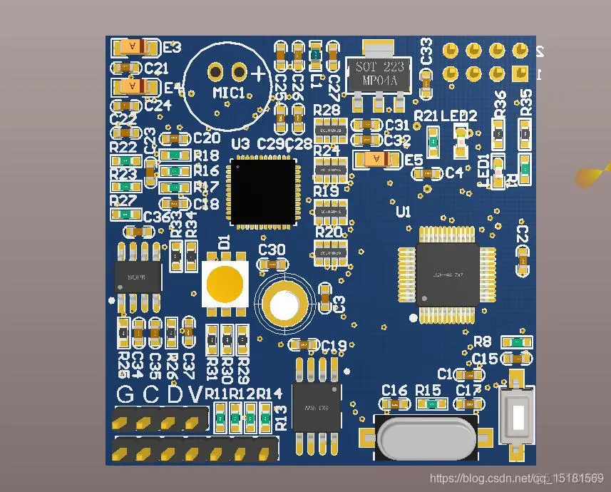 LD3320语音识别详细资料，包括原理图、PCB、MDK工程代码，PCB可以直接发出打样烧入程序就可使用_技术支持_03